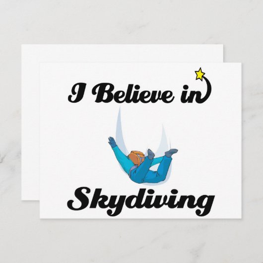 i believe in skydiving (Front/Back)