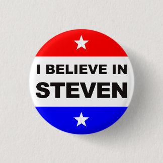 I believe in Steven Pinback Button