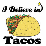 i believe in tacos statuette<br><div class="desc">Show off what you believe in and are passionate about. Email me at doonidesigns@aol.com for special requests.</div>