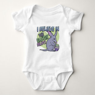 I Believe in the Easter Bilby Baby Bodysuit