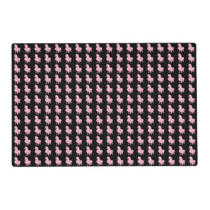 I believe in the invisible pink unicorn. placemat