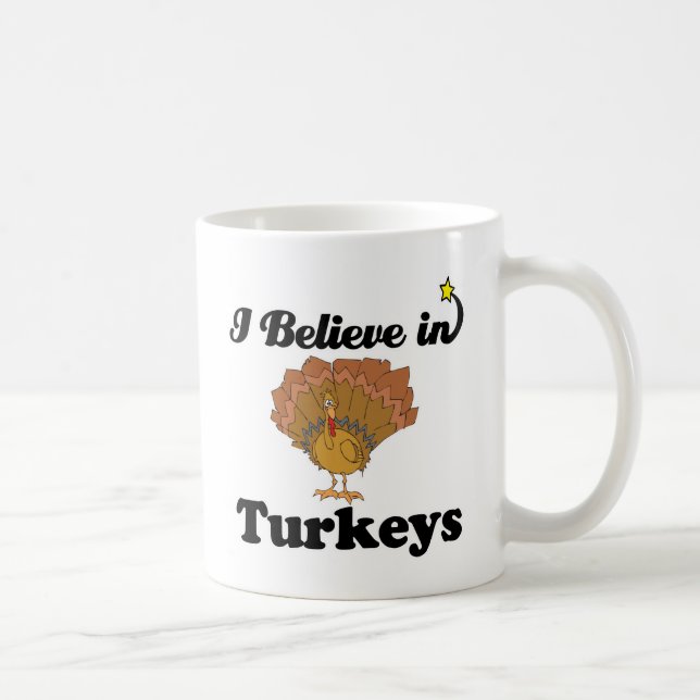 i believe in turkeys coffee mug (Right)