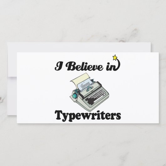 i believe in typewriters (Front)