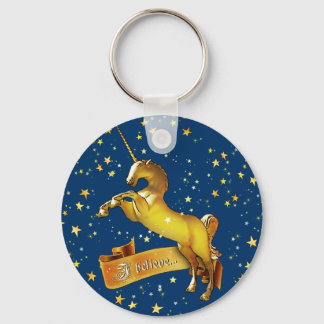 I believe in Unicorns Keychain