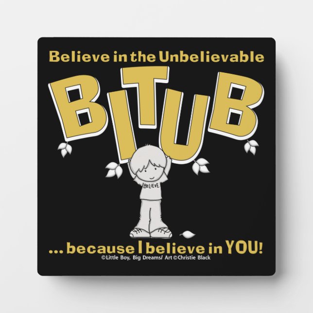 I believe in YOU! Plaque (Front)