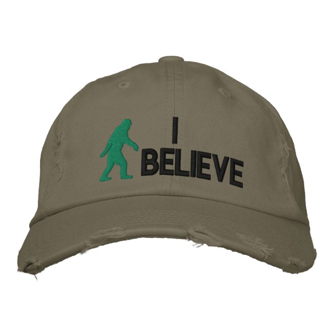 I believe *large bigfoot logo" embroidered baseball hat (Front)