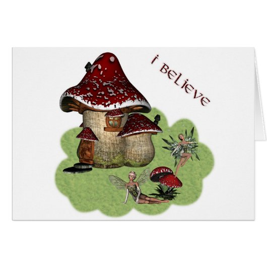 I Believe Mushroom Fae Cards (Front Horizontal)