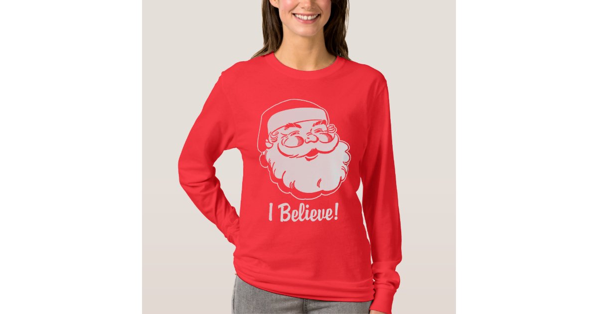 believe santa shirt