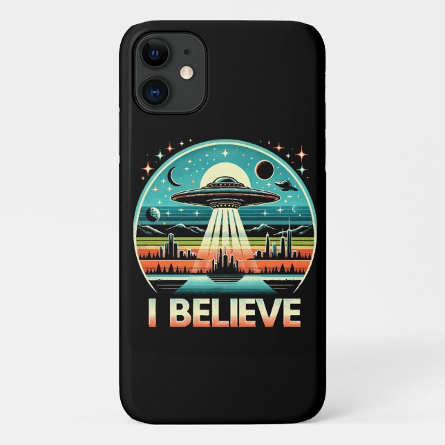 I believe - UFO Case-Mate iPhone Case (Back)
