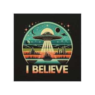 I believe - UFO Wood Wall Art