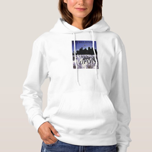 I BELIEVE UFOS! HOODIE (Front)