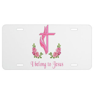  Generic Christian License Plates for Front of Car - License  Plate Religious - Jesus Christian Catholic Cross Car Tags - 6 inches x 12  inches Aluminum - Made in USA - LLP034 : Automotive