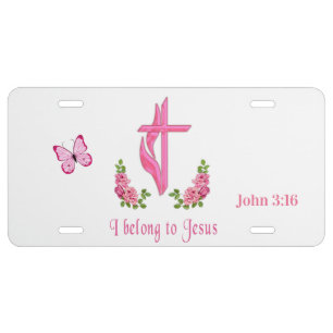 I belong to Jesus License Plate