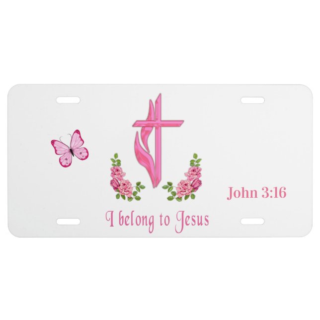 I belong to Jesus License Plate (Front)