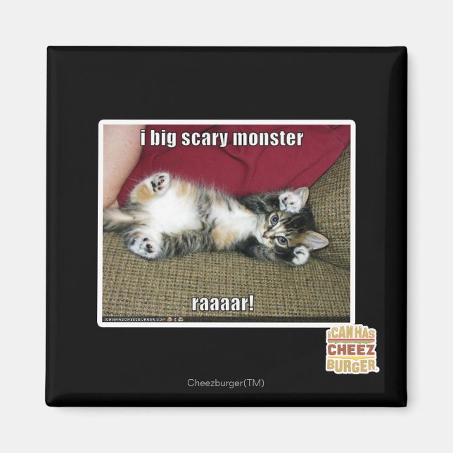 I big scary monster magnet (Front)