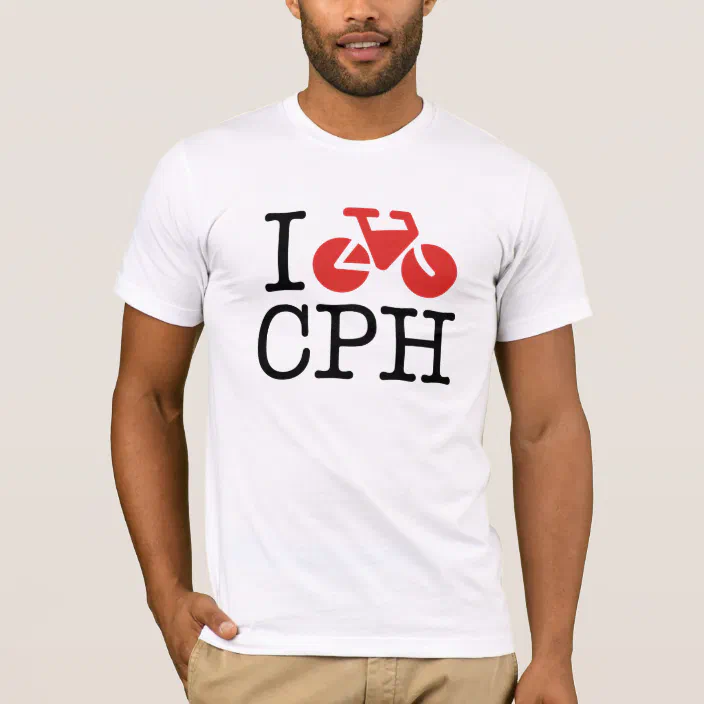 Bike Copenhagen T-Shirt Zazzle.com