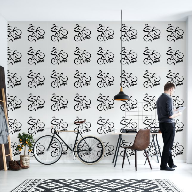 I BIKE custom color Wallpaper (Living Room)