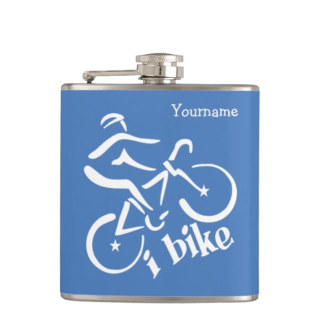 i Bike custom flask (Front)