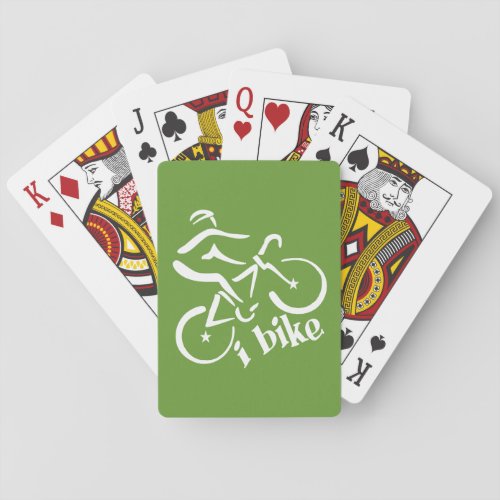 I BIKE custom playing cards