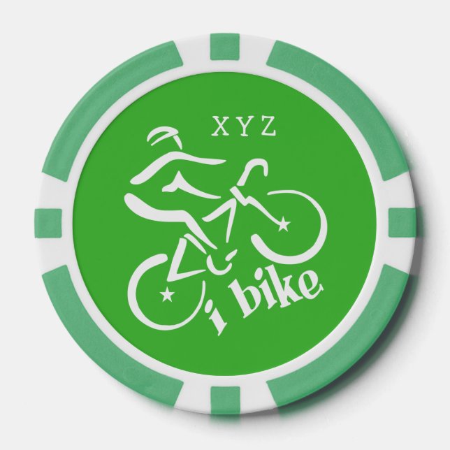 i Bike custom poker chips (Front)