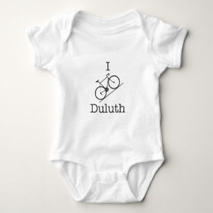 I Bike Duluth Baby Bodysuit