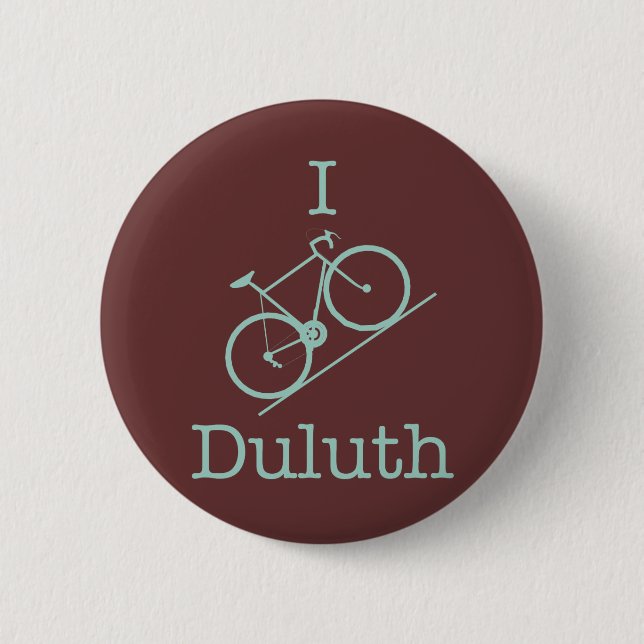 I Bike Duluth Button (Front)