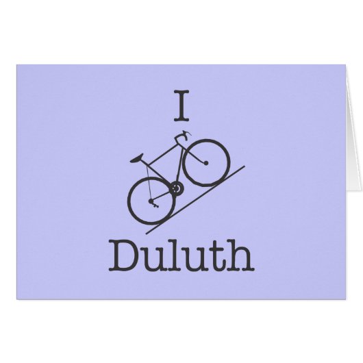 I Bike Duluth Cards (Front Horizontal)