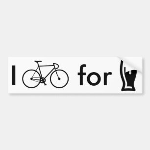 I bike for beer bumper sticker