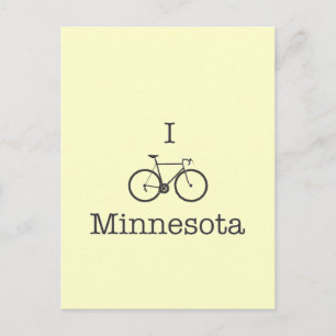 I Bike Minnesota Postcard