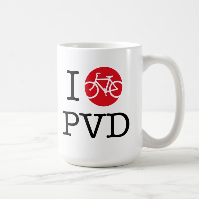 "I Bike Providence" Mug (Right)