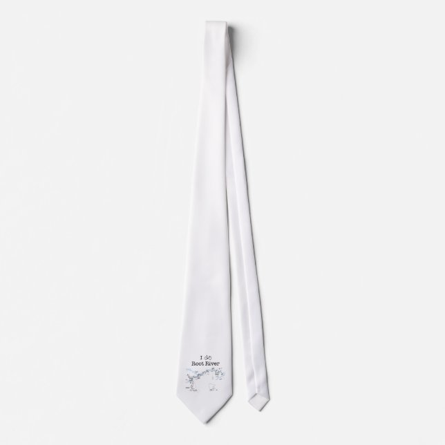 I Bike Root River Neck Tie (Front)