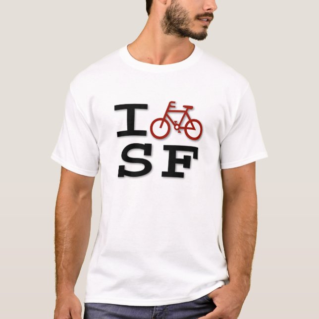 I Bike SF T-shirt (Front)