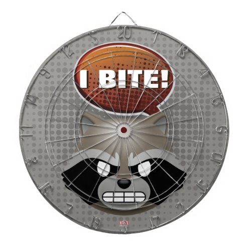 I Bite Rocket Emoji Dart Board