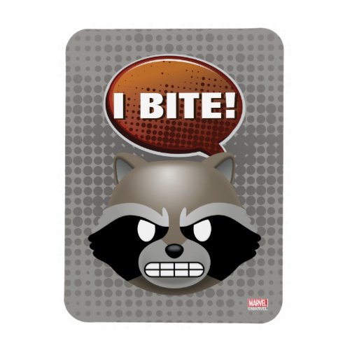 I Bite Rocket Emoji Magnet