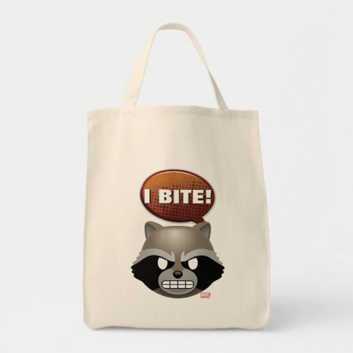 I Bite Rocket Emoji Tote Bag