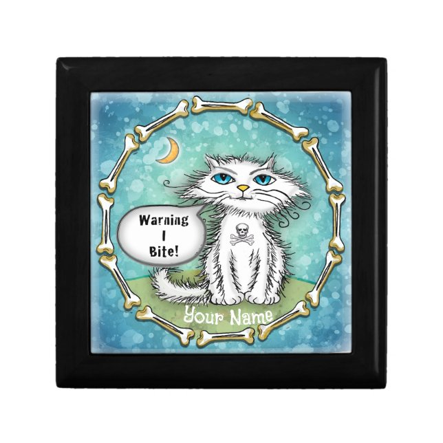 I Bite Scraggles Cat  Gift Box (Front)