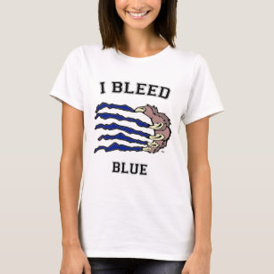  In St. Louis We Wear Red and Bleed Blue T-Shirt