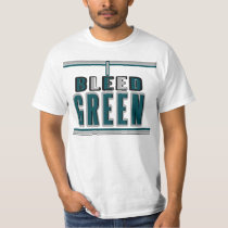 bleed green t shirt