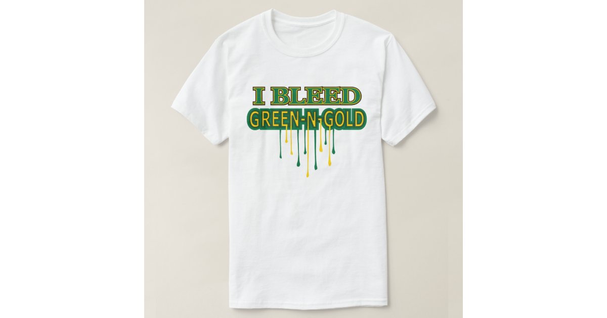 bleed green t shirt