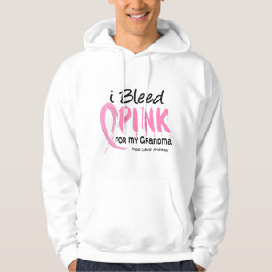 I Bleed Pink For My Grandma Breast Cancer Hoodie