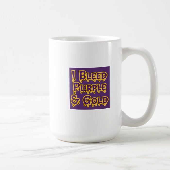 I Bleed Purple & Gold Mug