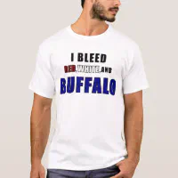 LaurenElin I Bleed Red White and Buffalo Long Sleeve T-Shirt