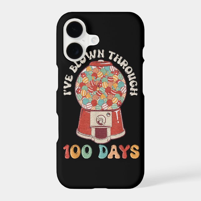I Blown Through 100 Days Iphone Case (Back)