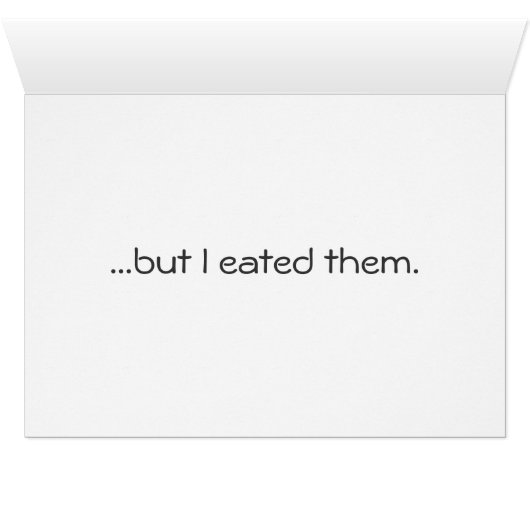 I Bought You Flowers then Ate Them (Inside Horizontal (Bottom))