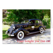 I bought you this card (Front Horizontal)