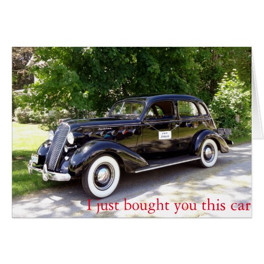 I bought you this card (Front Horizontal)