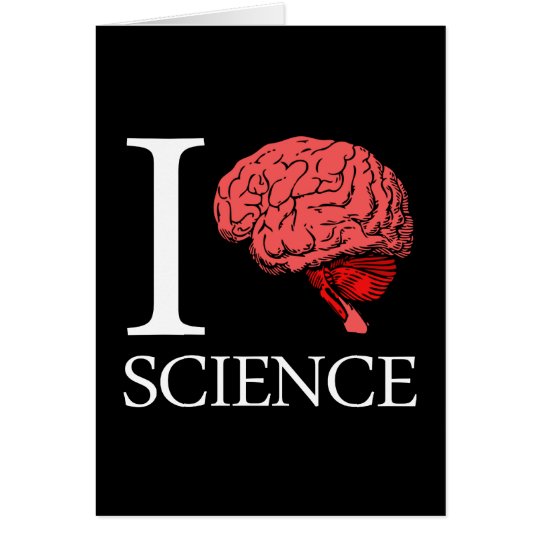 I Brain Science (I Know science) (I Love Science) Card