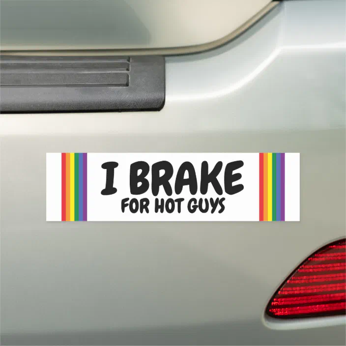 Gay Pride Gay Males Sign Funny Vinyl Decal Sticker Car Window Bumper Laptop 6" 