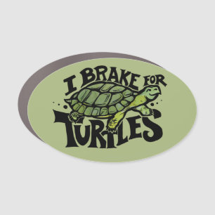 I Brake for Turtles  Car Magnet