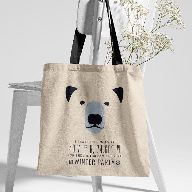 I Braved The Cold to Party! | Funny  Tote Bag (Creator Uploaded)